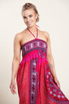 Chakra Pink Artisan Jumpsuit Haaremihousut