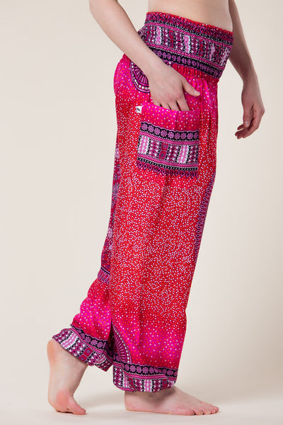 Chakra Pink Artisan Haaremihousut