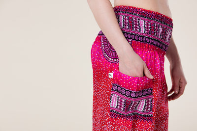 Chakra Pink Artisan Haaremihousut