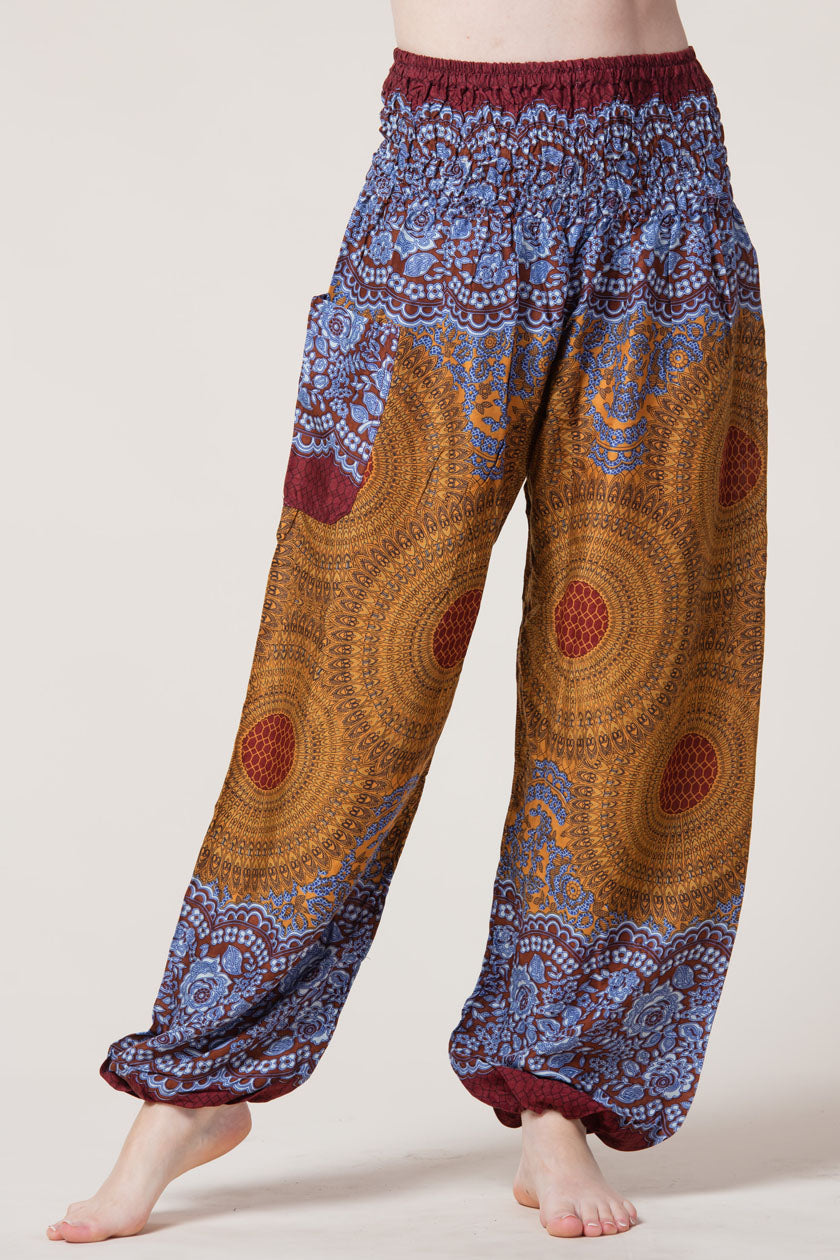 Mandala Bronze Artisan Harem Pants