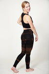 Patchwork Brown Artisan Leggingsit