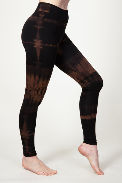 Patchwork Brown Artisan Leggingsit