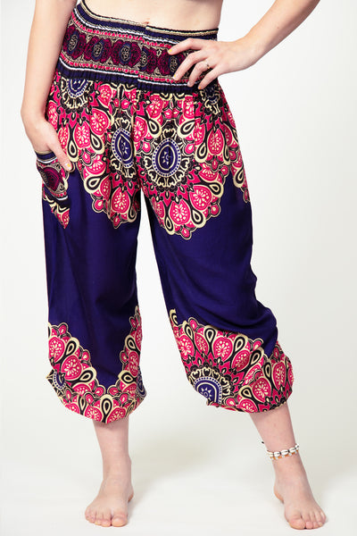 Peony Mandala Indigo Artisan Haaremihousut