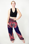 Peony Mandala Indigo Artisan Haaremihousut