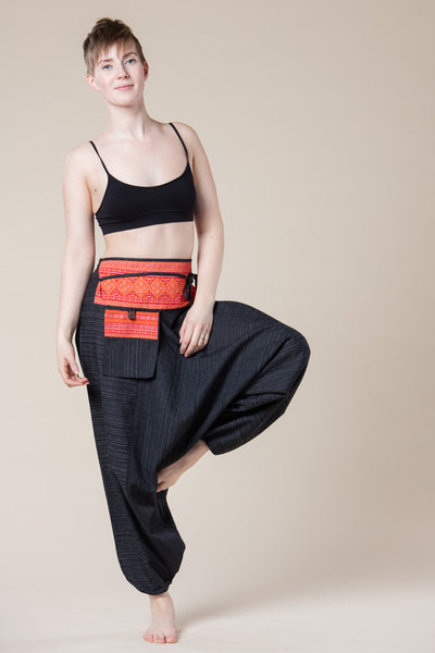 Pinstripe Hill Tribe Artisan Low Cut Haaremihousut