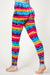 Vibrant Rainbow Artisan Leggingsit