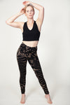 Vortex Black Beige Artisan Leggingsit