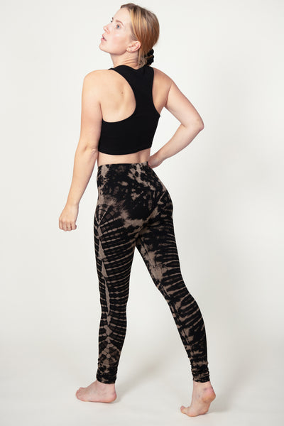 Vortex Black Beige Artisan Leggingsit