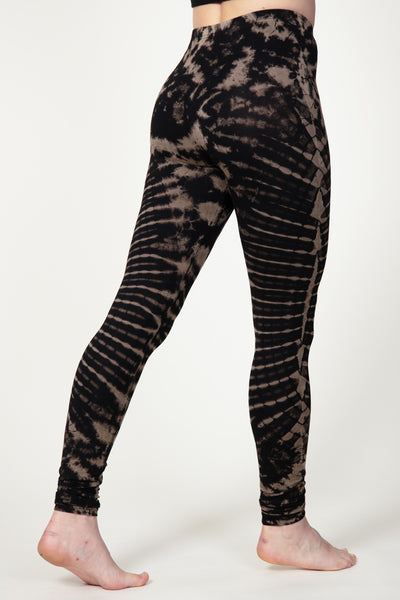 Vortex Black Beige Artisan Leggingsit