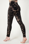 Vortex Black Beige Artisan Leggingsit