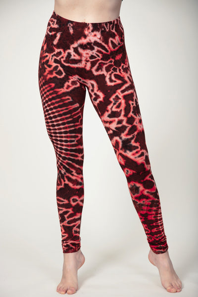 Vortex Red Artisan Leggingsit