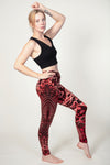 Vortex Red Artisan Leggingsit