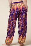 Peacock Paisley Purple Artisan Haaremihousut