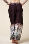 Parade Elephants Brown Artisan Haaremihousut