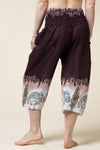 Parade Elephants Brown Artisan Haaremihousut