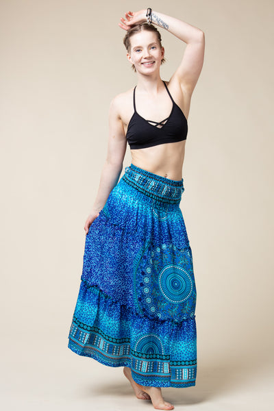 Chakra Blue Artisan Maksihame