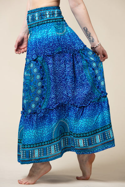 Chakra Blue Artisan Maksihame