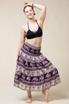 Aztec Elephant Purple Artisan Hame