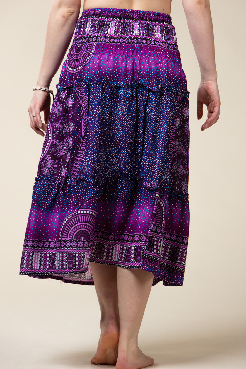 Chakra Purple Artisan Skirt