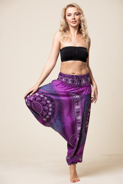 Chakra Purple Artisan Jumpsuit Haaremihousut