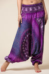 Chakra Purple Artisan Jumpsuit Haaremihousut