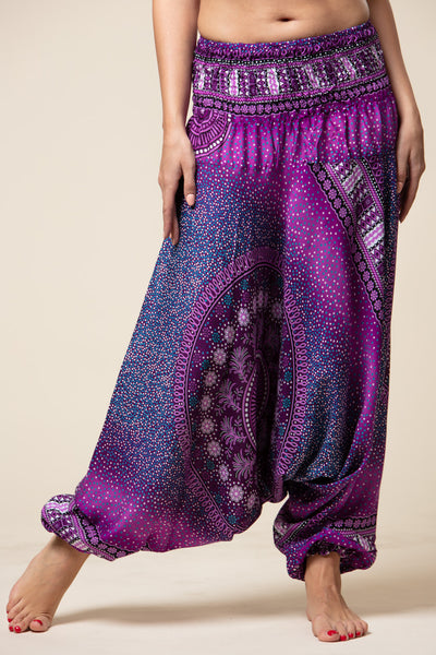 Chakra Purple Artisan Jumpsuit Haaremihousut