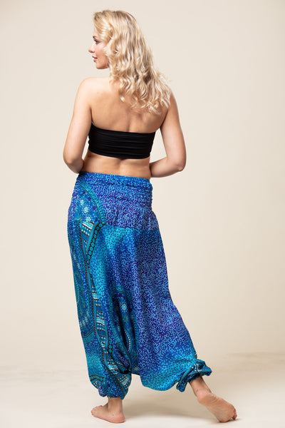 Chakra Blue Artisan Jumpsuit Haaremihousut