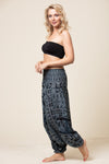 Dark Marble Elephants Artisan Jumpsuit Haaremihousut