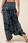 Dark Marble Elephants Artisan Jumpsuit Haaremihousut