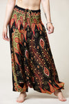 Peacock Paisley Black Artisan Jumpsuit Haaremihousut