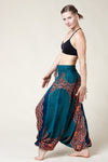 Mandala Teal Artisan Jumpsuit Haaremihousut