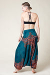 Mandala Teal Artisan Jumpsuit Haaremihousut