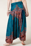 Mandala Teal Artisan Jumpsuit Haaremihousut